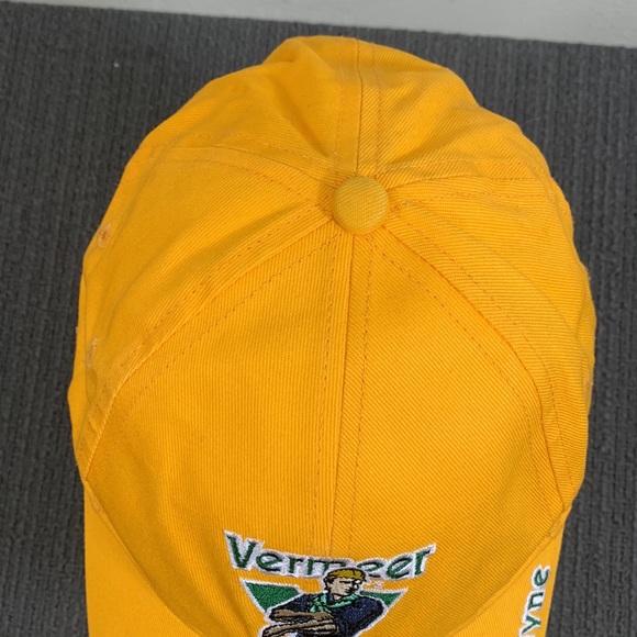 Vermeer Ft. Wayne Snapback Hat Mens OSFA Golden Yellow Baseball Cap - Picture 7 of 14